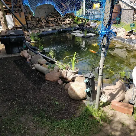 Gaestehaus Am Teich Raben Steinfeld Buitenkant foto